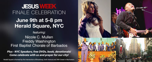 Jesus Week Finale – Concert Celebration in Herald Square