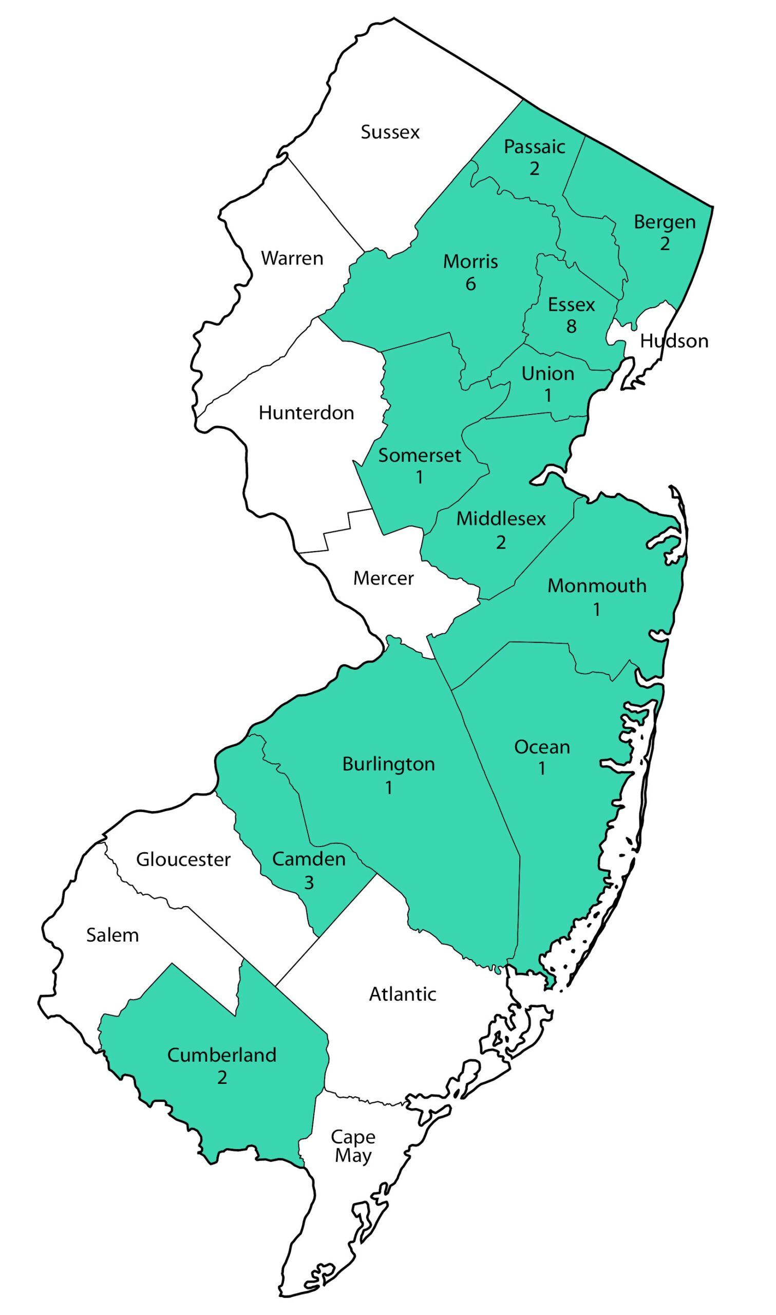 New Jersey Zip Code Map – Jesus Week