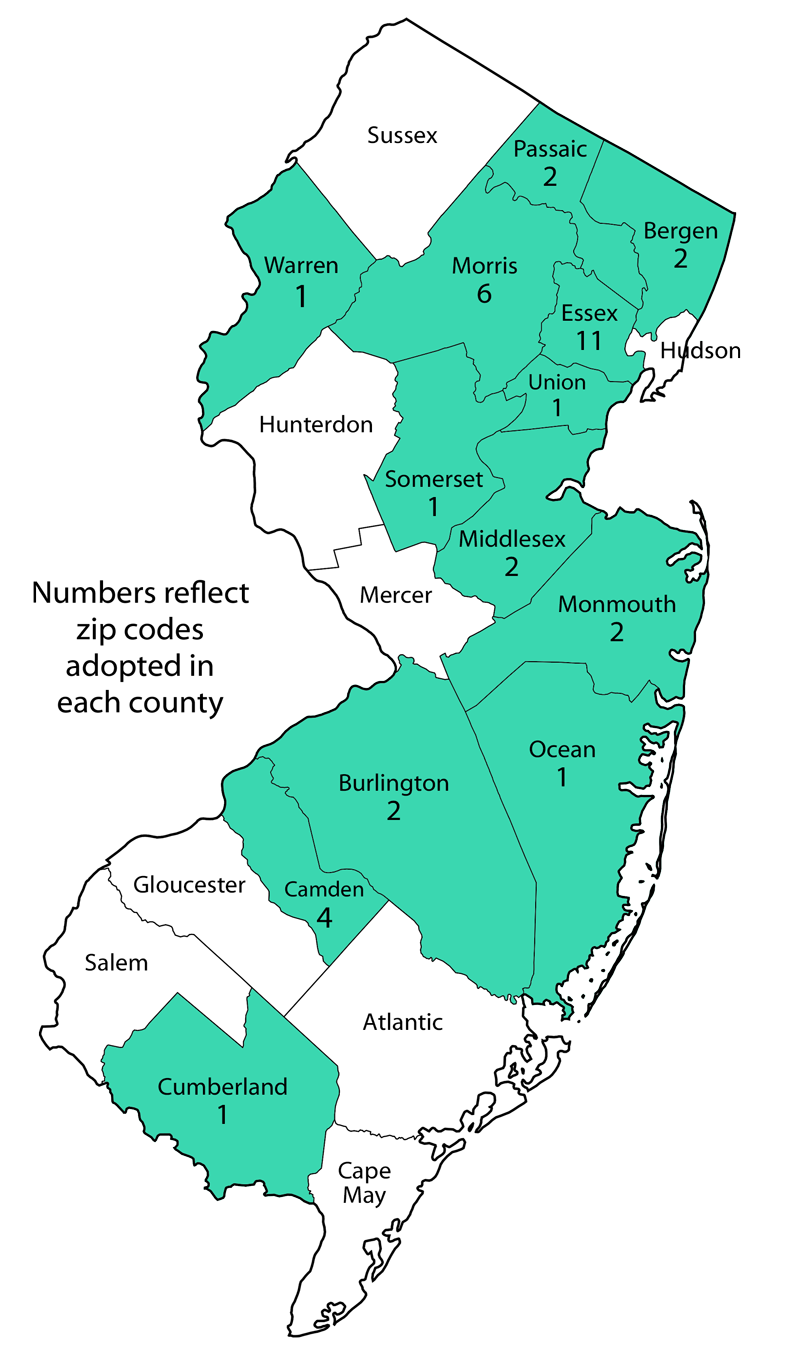 New Jersey Zip Code Map Jesus Week